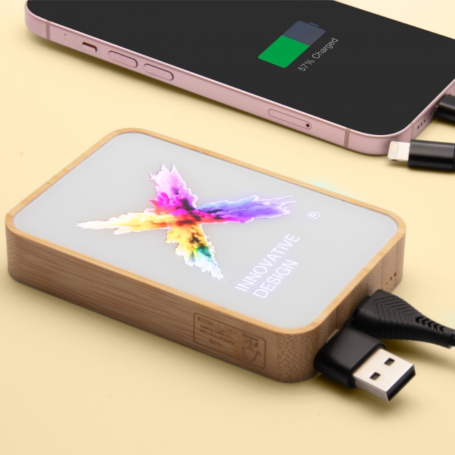 P26 - Powerbank MagWood 5000 100% FSC® Bamboo