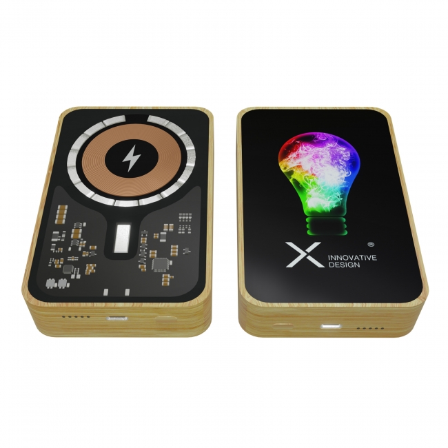 P27 - Powerbank MagWood 10000 100% FSC® Bamboo