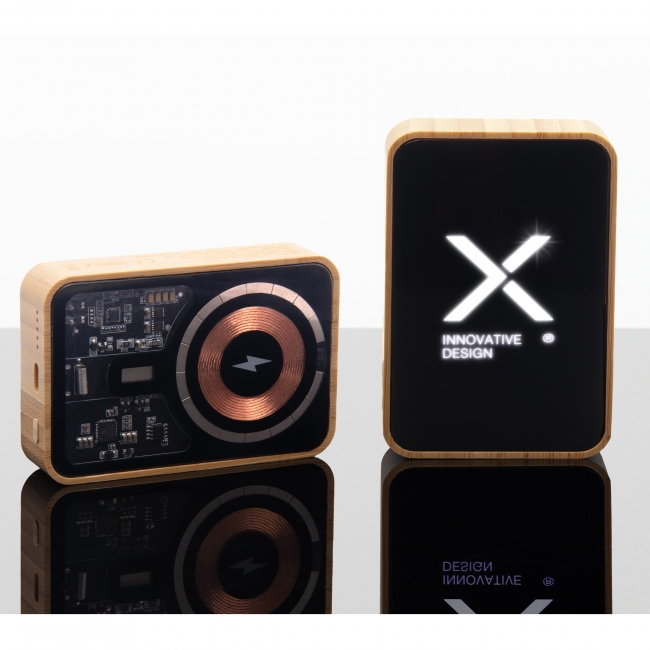 P27 - Powerbank MagWood 10000 100% FSC® Bamboo