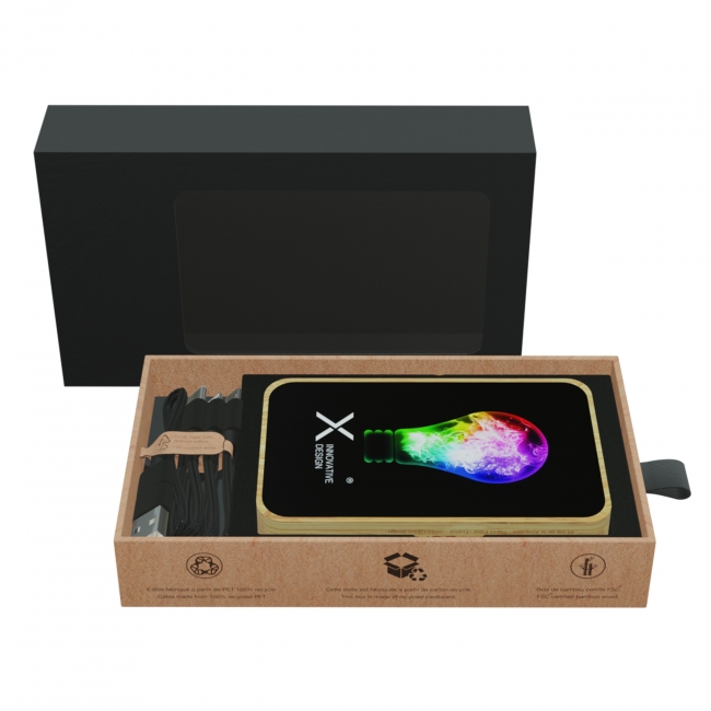 P27 - Powerbank MagWood 10000 100% FSC® Bamboo