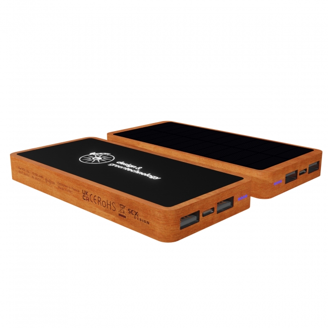 P32 - Powerbank EcoSun 10000 100% FSC® Bamboo