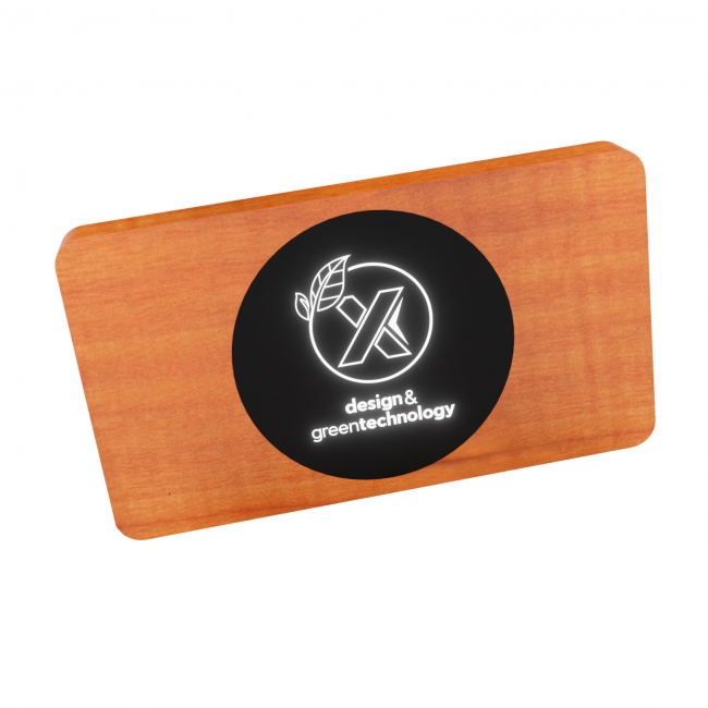 P37 - Powerbank Wireless Wood 5000