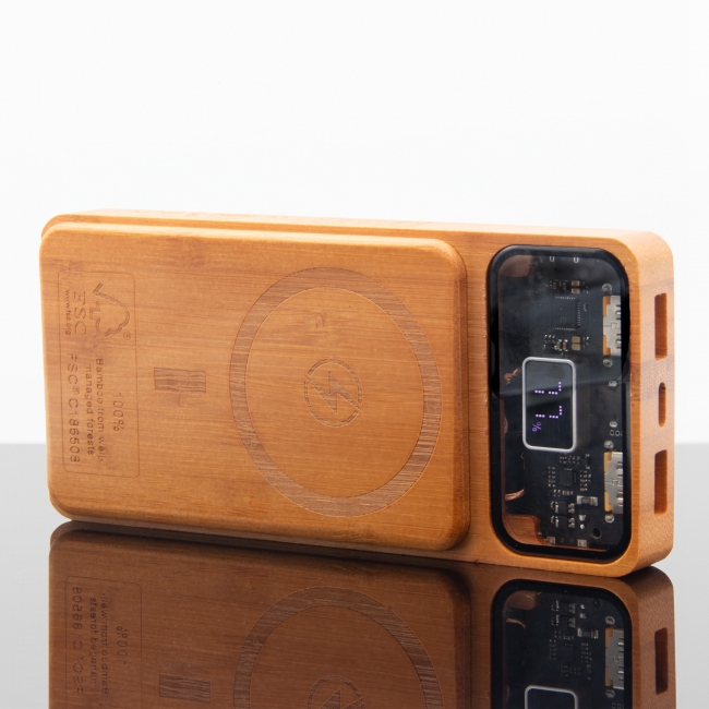 Powerbank MagTech 10000 100% FSC® Bamboo