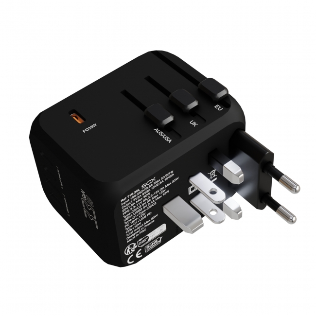 T16 - Universal travel adapter 33W