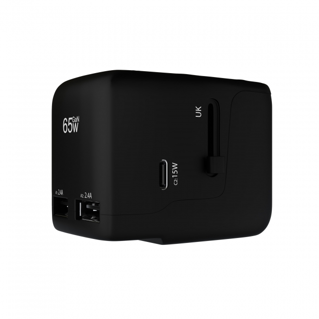 T19 - 65W international adapter + cable