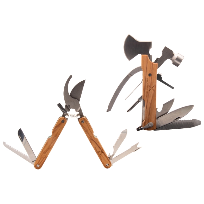 Set d'outils en bois d'olivier