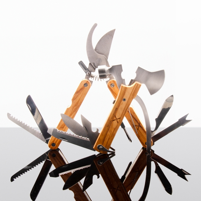T32 - Set d'outils en bois d'olivier