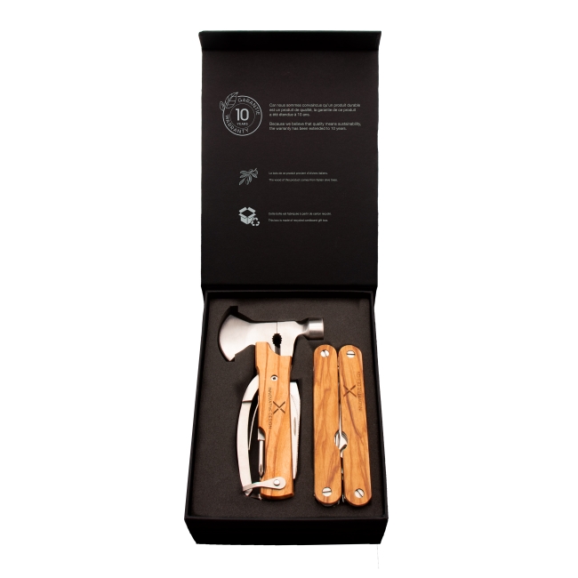 T32 - Set d'outils en bois d'olivier