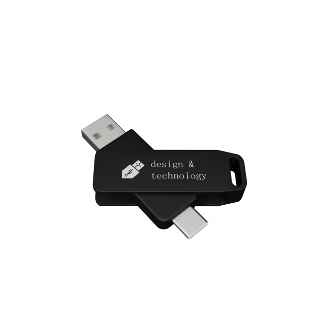 Clé usb double twist