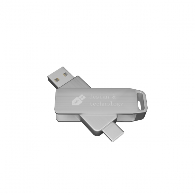 U25 - Clé usb double twist