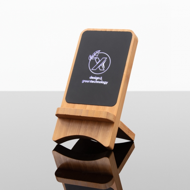 W16 - Wireless charger 15W FSC® 100% Bamboo