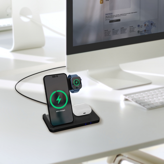 W28 - 3-in-1 foldable wireless base