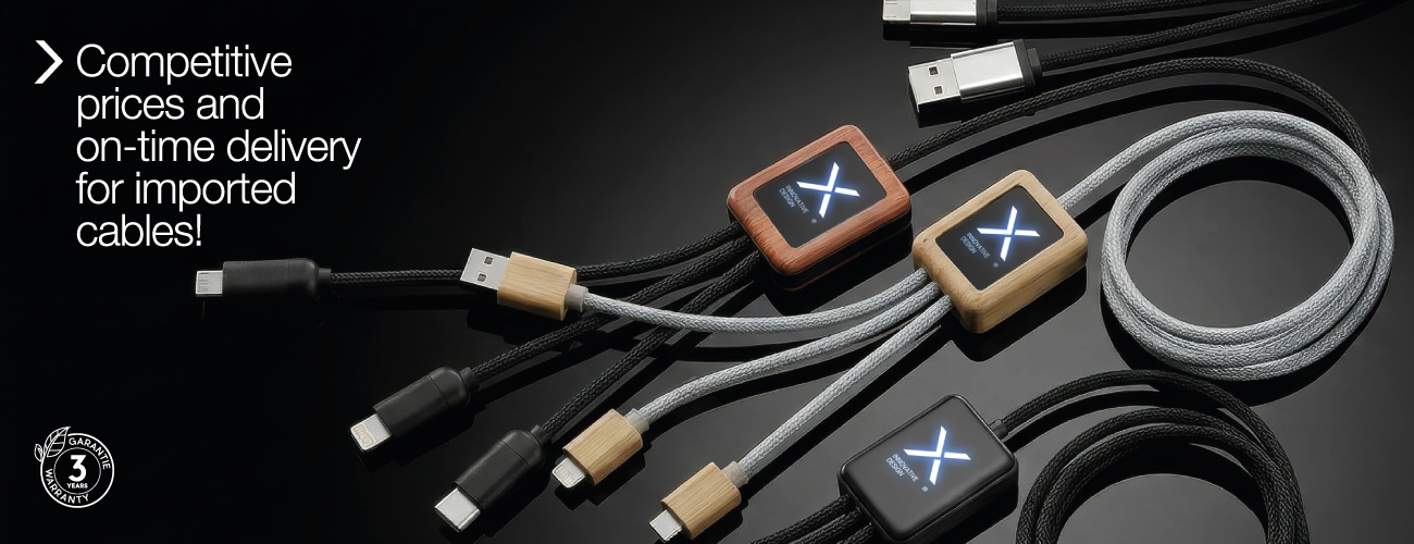 Your custom cables: 20% off and express delivery